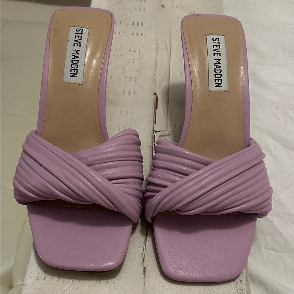 Steve Madden Women's Lavender Heeled Sandals